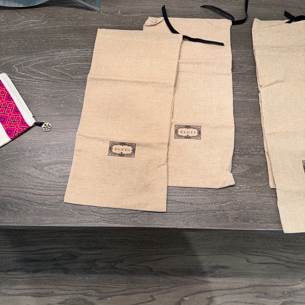 Gucci Beige Dust Bags for shoes